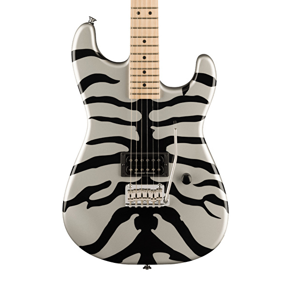 Charvel Super-Stock Pro Mod San Dimas Style 1 H Akçaağaç Klavye Silver Bengal Elektro Gitar